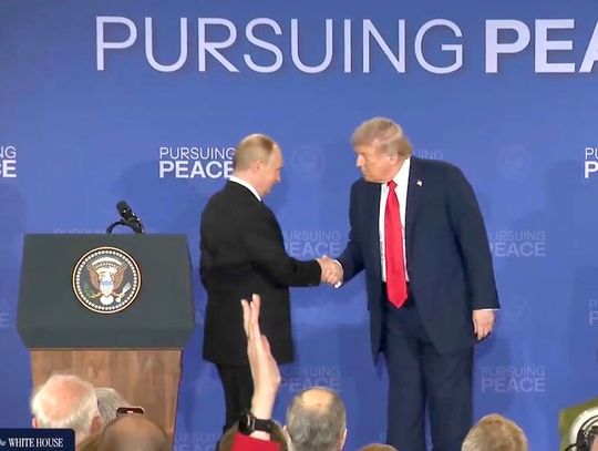 Konferencja prasowa Trumpa i Putina zakończyła się bez pytań od mediów (WIDEO)