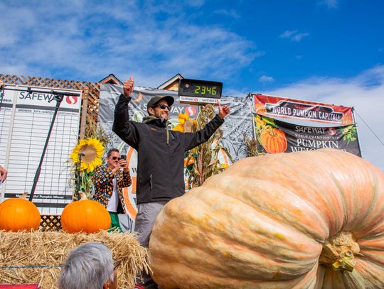 Konkurs na największą dynię wygrał okaz ważący ponad tonę