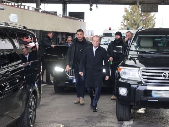 KPRM: premier Tusk udał się do Lwowa; rozmawiał z prezydentem Ukrainy