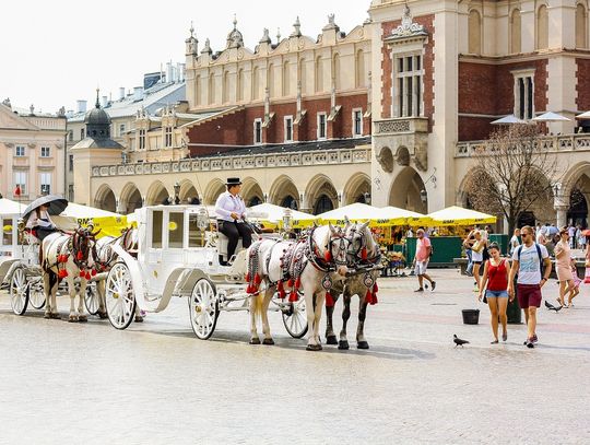 Kraków. Z powodu upałów dorożki nie wyjadą na Rynek Główny