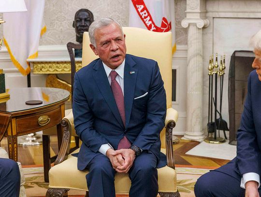 Król Jordanii: powiedziałem Trumpowie, że sprzeciwiam się przesiedleniu Gazańczyków