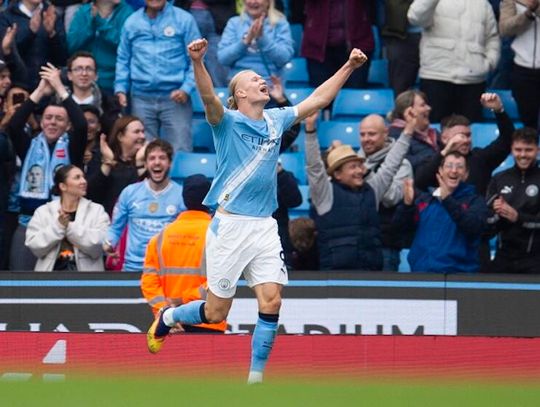 Liga angielska - Guardiola: statystyki Haalanda są niesamowite