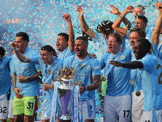 Liga angielska - Manchester City mistrzem po raz czwarty z rzędu