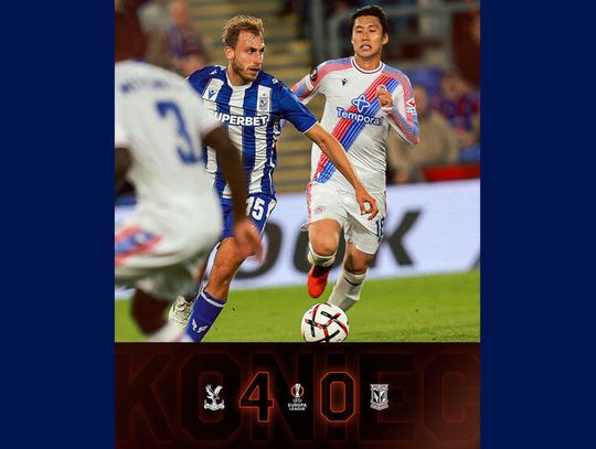 Liga Europy - Lech Poznań przegrał z Crystal Palace