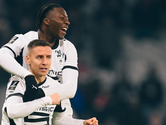 Liga francuska - gol Frankowskiego w wygranym meczu Rennes