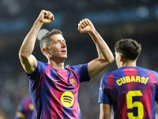 Liga hiszpańska - hat-trick Lewandowskiego w wygranym meczu Barcelony