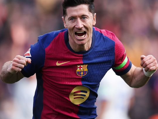 Liga hiszpańska - zwycięstwo Barcelony po bramce Lewandowskiego