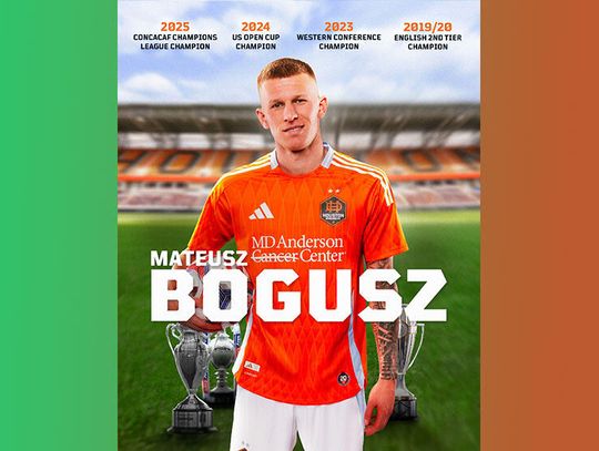 Liga MLS - Bogusz piłkarzem Houston Dynamo