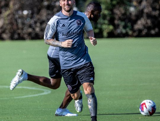 Liga MLS - pierwszy trening Messiego w Interze Miami