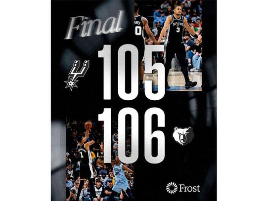 Liga NBA - dwa punkty Sochana w przegranym meczu Spurs