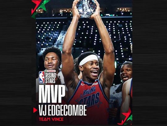 Liga NBA - Edgecombe najlepszy wśród Wschodzących Gwiazd