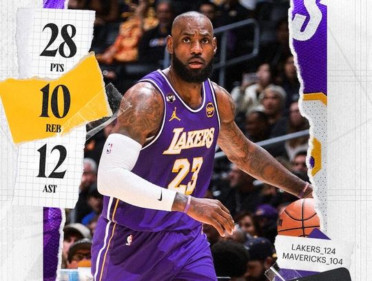 Liga NBA - historyczny wyczyn Jamesa przed przerwą na Weekend Gwiazd