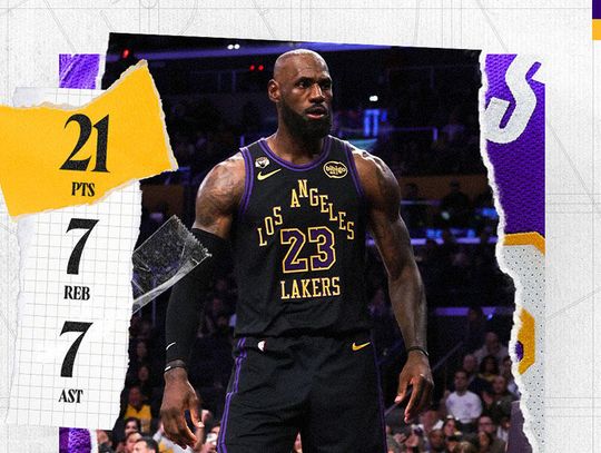 Liga NBA - historyczny wyczyn LeBrona Jamesa