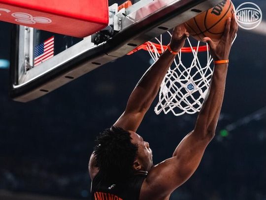 Liga NBA - Knicks dwie wygrane od wielkiego finału, Sochan rezerwowym Liga NBA - Knicks dwie wygrane od wielkiego finału, Sochan rezerwowym