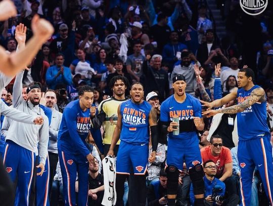 Liga NBA - Knicks o jeden mecz od finału Konferencji Wschodniej, Sochan z punktem