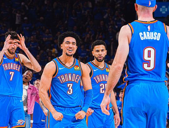 Liga NBA - obrońcy tytułu Thunder 2. rundę play off rozpoczęli od wygranej