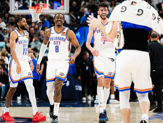 Liga NBA - Thunder zapewnili sobie pierwsze miejsce na Zachodzie