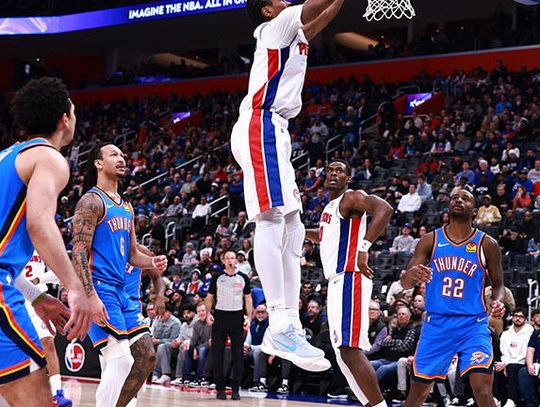 Liga NBA - w Detroit grali liderzy konferencji