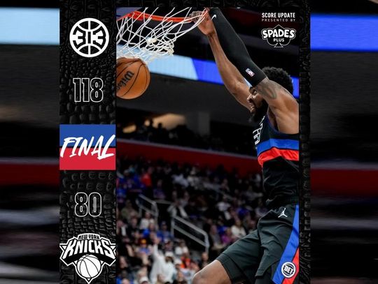 Liga NBA - w meczu na szczycie Konferencji Wschodniej lepsi Pistons