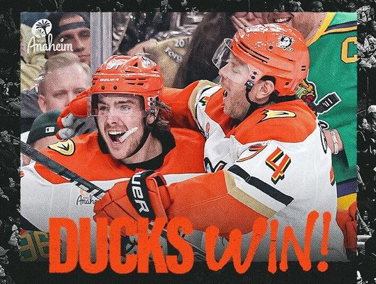 Liga NHL - Ducks wyrównali stan rywalizacji z Golden Knights