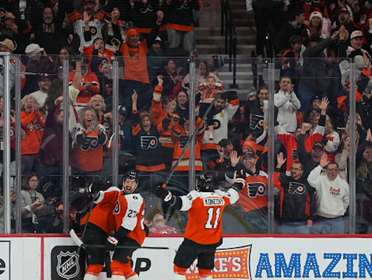 Liga NHL - Flyers zdobyli trzy bramki w 26 sekund