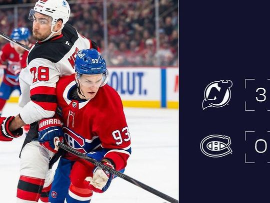 Liga NHL - koniec serii zwycięstw Canadiens