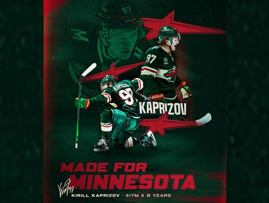 Liga NHL - Rosjanin Kaprizow z rekordowym kontraktem w Minnesota Wild