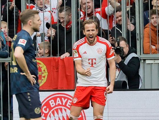 Liga niemiecka - wysokie zwycięstwo Bayernu, hat-trick Kane'a