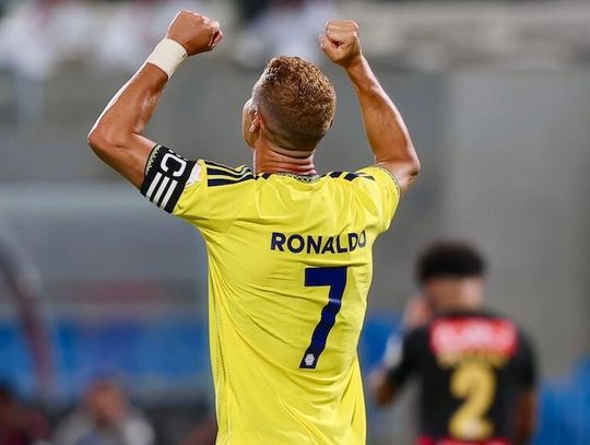 Liga saudyjska - gol Cristiano Ronaldo w pierwszym meczu po mundialu