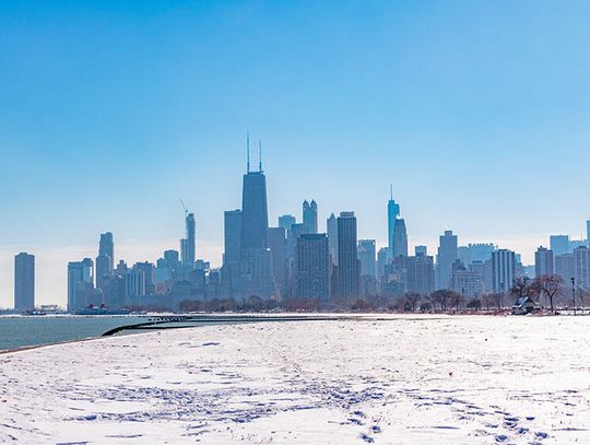 Listopadowy atak zimy w metropolii chicagowskiej (WIDEO)