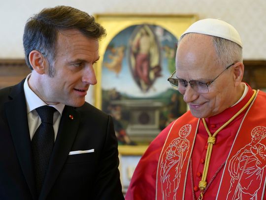 Macron po audiencji u papieża: łączy nas przekonanie, że trzeba działać na rzecz pokoju