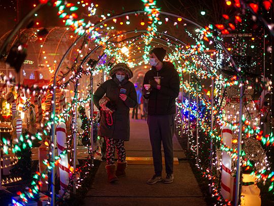 Magiczna świąteczna wystawa świateł w Tinley Park