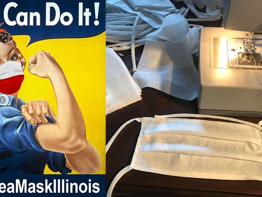 Make a Mask Illinois! – apelują Polki w ponad 40 miastach stanu