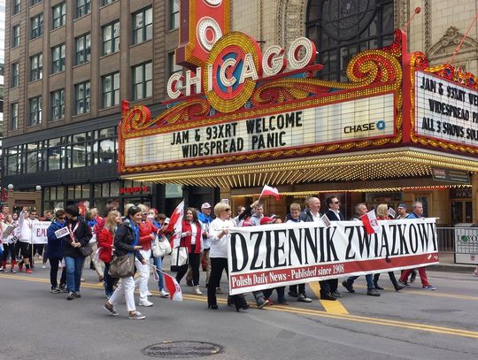 Manifestacja polskości na trzeciomajowej paradzie w Chicago