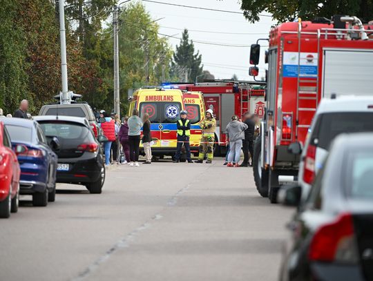 15-latek zaatakował trzy osoby w szkole pod Wyszkowem, jedna zmarła