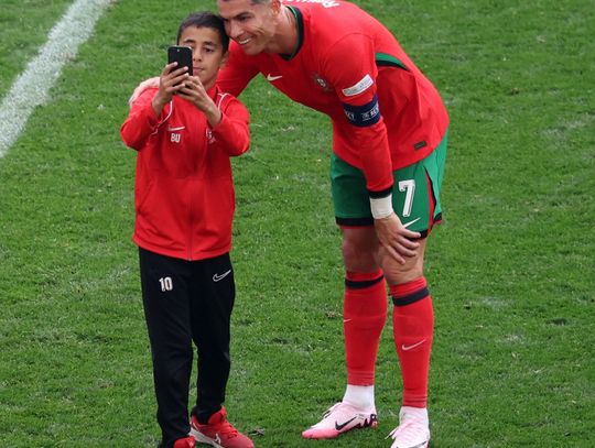 ME 2024 - Turcja - Portugalia 0:3. Selfie z Ronaldo