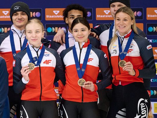 ME w short tracku - trzy medale polskich sztafet