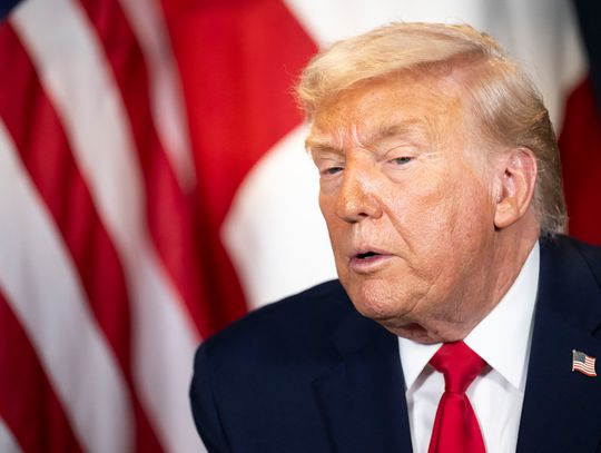 Media: przemawiając Trump mylił Grenlandię z Islandią