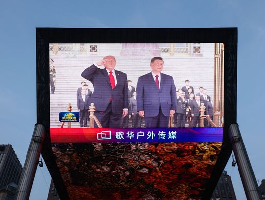 Media: Trump bardziej ugodowy, Xi osiągnął swój cel