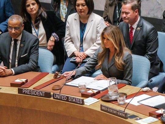 Melania Trump w Radzie Bezpieczeństwa ONZ: „Solidaryzujemy się z dziećmi na całym świecie”