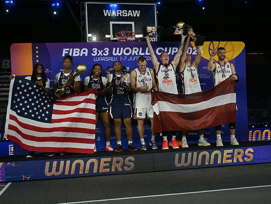 MŚ w koszykówce 3x3 - Amerykanki i Łotysze ze złotymi medalami
