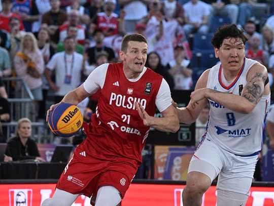 MŚ w koszykówce 3x3 - porażka Polaków z zawodnikami Mongolii