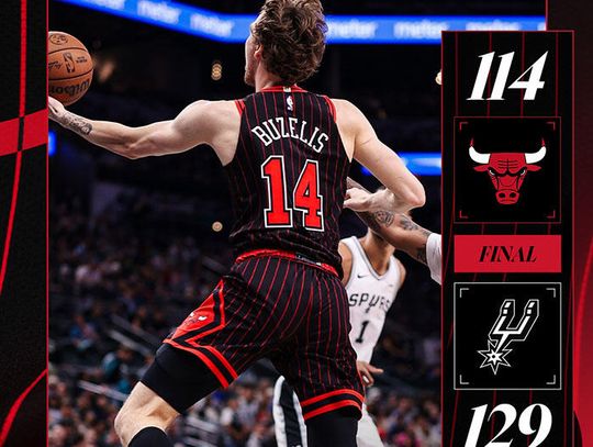 NBA - Bull przegrali ze Spurs, wyczyn Wembanyamy