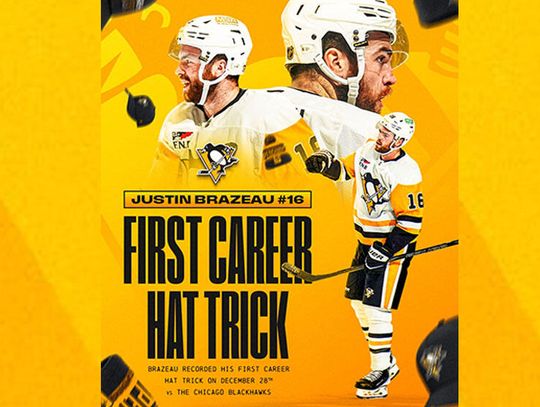 NHL - pierwszy hat-trick Brazeau