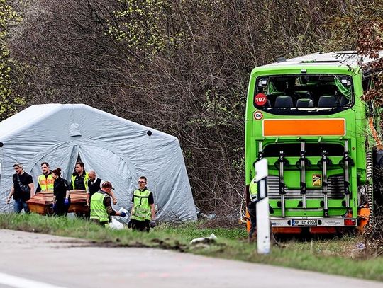 Niemcy. Wypadek autokaru pod Lipskiem