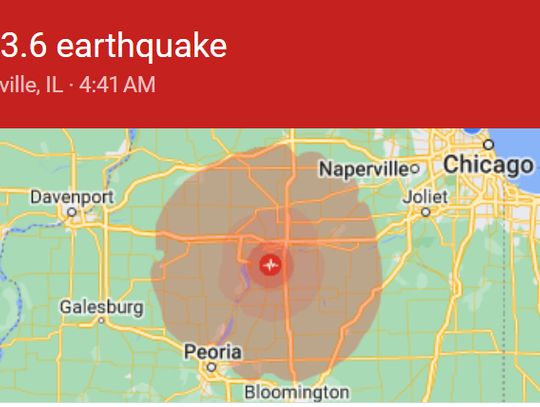 Niewielkie trzęsienie ziemi w środkowej części Illinois