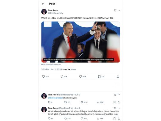 Nominat na ambasadora USA broni prezydenta elekta RP przed oskarżeniami o „rewizjonizm Holokaustu”