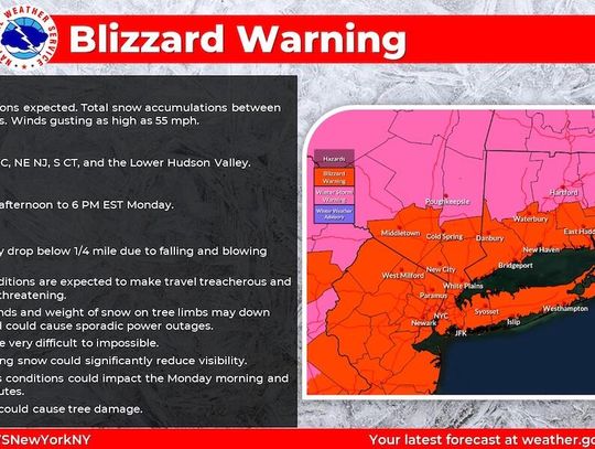 Nor’easter uderzy we Wschodnie Wybrzeże