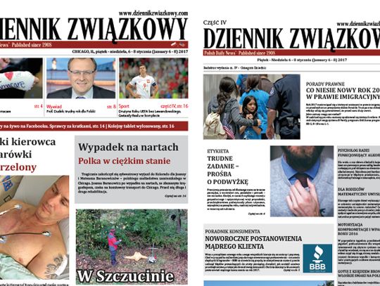 Nowy rok z "Dziennikiem Związkowym"