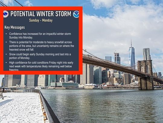 Obawy przed zimowym paraliżem  w Nowym Jorku